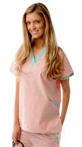 Women&#39;s 100% Cotton 7-Pocket Uniform Scrubs - £19.76 GBP