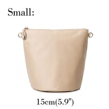 Organizer Bag for Bucket Handbag Bucket Bag Inserts (Apricot, Black, Coffee) - £21.34 GBP