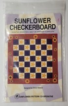 Sunflower Pattern Cooperative 88&quot; x 88&quot; Sunflower Checkerboard Quilt Pat... - $11.87