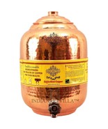Copper Water Dispenser Stoarge Pot Tank, Drinkware &amp; Serveware Set 7000 ... - $104.27
