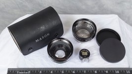 Vintage Mason Optrogon Auxiliar Lente Juego Con Visor para Polaroid (gtm25 - £39.72 GBP