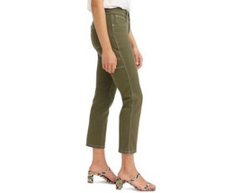 Levi&#39;s Womens 724 Straight Leg Cropped Jeans, 24, Olive Night - $69.50
