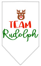 Team Rudolph Screen Print Bandana White Size Large - £9.06 GBP
