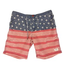 KATIN Surf Mens 30 Hybrid Board Shorts Swim Trunk Huckberry Red White Blue Pride - £22.86 GBP