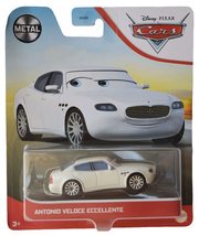 Disney Cars Antonio Veloce Eccellente, [White] 1:55 Scale - $14.99