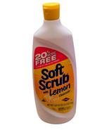 Clorox Soft Scrub with Lemon 31.2 oz Discontinued Advertising Cleaning S... - $18.69