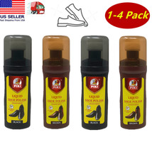 1-4 Pack of PIKI 60ML Shine Instant Liquid Shoe Polish  (Black And Brown) - £5.48 GBP+