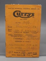 Currys Suola Agente Libro 1950&#39;s Gran Bretagna - £35.55 GBP