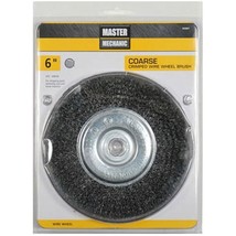 DISSTON COMPANY 307025 6&quot; Coarse Crimped Wire Wheel, 1/2&quot; To 3/8&quot; Arbor ... - $22.37