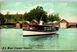 United States Mail Steamer Dolphin Boat 1909 DB Postcard D2 - £5.40 GBP