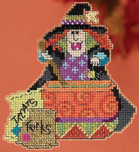 DIY Mill Hill Miranda Witch Halloween Counted Cross Stitch Kit - £13.54 GBP