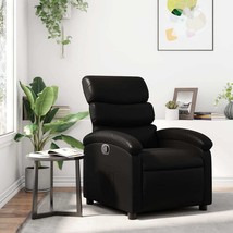 Recliner Chair Black Faux leather, metal, plywood Medium - $6,443.94 MXN