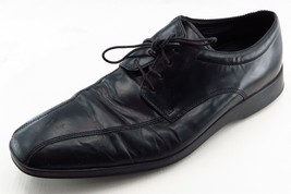 Cole Haan Shoes Sz 9 M Square Toe Black Derby Oxfords Leather Men - £22.75 GBP
