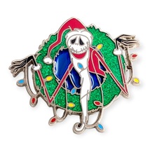 Nightmare Before Christmas Disney Pin: Jack Skellington Christmas Wreath - £27.86 GBP