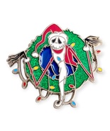 Nightmare Before Christmas Disney Pin: Jack Skellington Christmas Wreath - £27.57 GBP