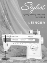 Singer 814 manual Stylist Sewing Machine  Enlarged - $12.99