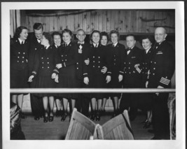 WWII US Naval Training School (WR) Bronx NY Photo WAVES Dinner Party #4 - £15.76 GBP