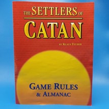 Settlers Catan 3061 Rules And Almanac Only Replacement Game Piece Booklet - £4.34 GBP