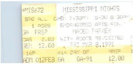 Vintage Maceo Parker Ticket Stub March 8 1991 St.Louis Missouri - £35.92 GBP