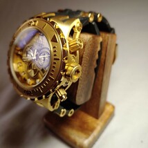 INVICTA SUBAQUA  MENS QUARTZ 52MM GOLD CASE -Needs new Battery image 4