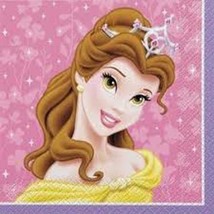 Disney Princess Glow Dessert Beverage Napkins Birthday Party Supplies 16 Count - $4.25