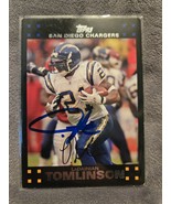 LaDainian Tomlinson Signed Football Card Autograph San Diego Chargers Auto  - $22.00