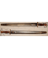 BRITISH M1907 Bayonet signed WILKINSON dated 1915 Scabbard With Leather ... - $173.25