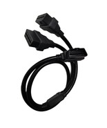 OBD2 16-Pin Male To Dual Female Diagnostic Splitter Extension Cable - $28.75