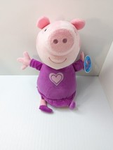 15” Peppa Pig Kohl&#39;s Cares Pink Ballerina Stuffed Animal Plush New With Tags - £14.86 GBP