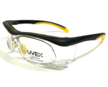 uvex Safety Goggles Eyeglasses Frames SW06 Black Yellow Clear Z87-2+ 57-... - $55.71