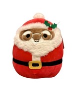 Squishmallows Official Kellytoy Plush 3.5&quot; Clip Nick Black Santa Claus 2022 - $9.65
