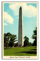 Jefferson Davis Monument Fairview Kentucky KY Chrome Postcard Y5 - £2.67 GBP