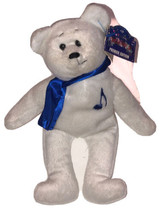 Limited Treasures “Elvis” 1998 Special Edition Beanie Bear White W/ Music Note - £11.09 GBP