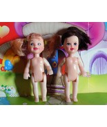 Long Brown Brunette Hair &amp; Strawberry Blonde Dolls fits Barbie Lil Kid L... - £1.56 GBP