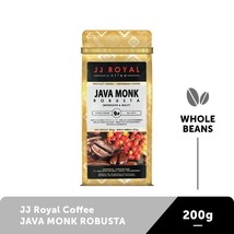 JJ Royal Java Monk Robusta Coffee (Roasted Bean), 200 Gram - $38.42