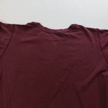 Lululemon “Breathe Deeply” Women’s Garnet Burgundy Roll Around T-Shirt Chest 36" image 7