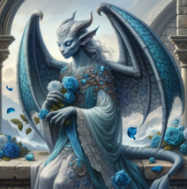 Azurelia, the Gargoyle Spirit of Serenity - $25.64