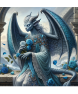 Azurelia, the Gargoyle Spirit of Serenity - $25.64