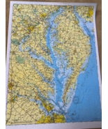 Chesapeake Bay Laminated Wall Map (24&quot;x36&quot;) - $1,084.84 MXN