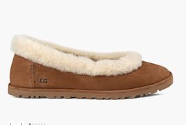 AUTHENTIC WOMEN’S UGG  ZORA BALLET FLAT~CHESTNUT~US 5 5.5 6 6.5 7 7.5 8 ... - $229.99