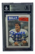 Jim Kelly Signed 1987 Topps #362 Buffalo Bills Rookie Football Card BAS - £153.26 GBP