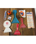 Vintage Ice Scraper Firestone Phillips 66 COOP Tire Service Gas Oil Unio... - €27,66 EUR