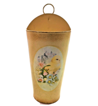 Easter Spring Chick Yellow wall hanging Metal pail 10.5&quot; - £13.67 GBP