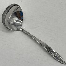 Oneida Community My Rose Solid Gravy Ladle Stainless 7.5" Betty Crocker ... - $6.83