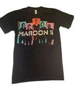 Maroon 5 North America Tour 2013 Black Graphic Band T-Shirt Size S New - $4.94