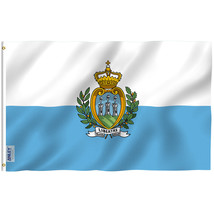 Anley 3x5 Feet San Marino Flag - Sammarinese Flags Polyester  - $7.91