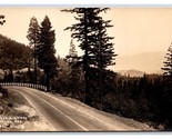 RPPC Pacific Highway 99 Siskiyou Mounains CA UNP Paterson Photo Postcard Z9 - $9.85