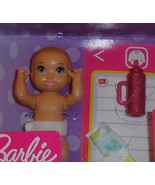 Barbie family doll baby Babysitters Inc tan/brown hair blu eyes MIB wear... - $11.99