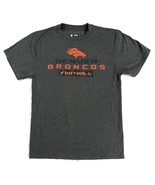 NFL Team Apparel Mens Medium Crew Neck Graphic Short Sleeve T Shirt Gray - €5,75 EUR