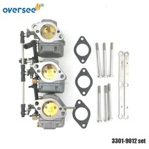 3301-9012 CARBURETOR SET For MERCURY/MARINER 2T 3 CLY 70-75-80-90HP Outb... - $280.00